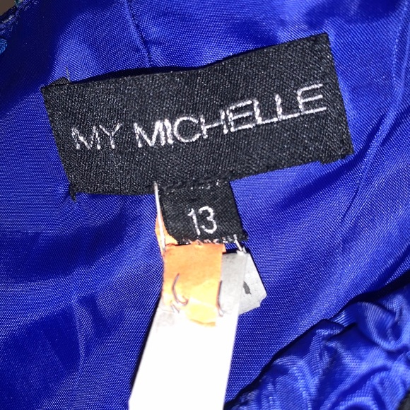 My Michelle Floral Gown, Size 13 - Picture 6 of 8